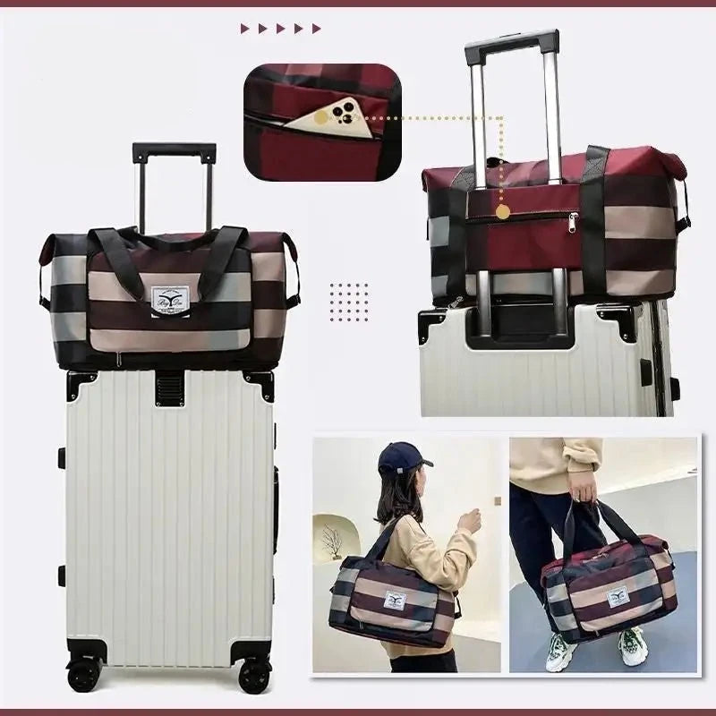 LARGE CAPACITY FOLDABLE TRAVEL BAGS