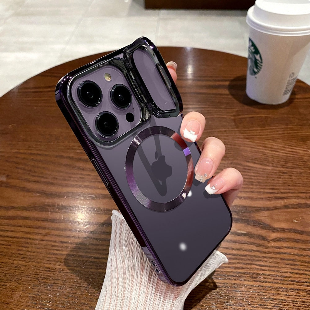 MAGNETIC IPHONE CASE WITH LENS MOUNT