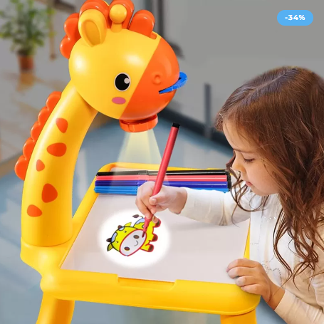 CHILDREN'S LED PROJECTOR DRAWING TABLE